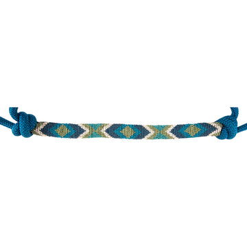 7.5 Ft Cashel Beaded Wave Rope Halter Lead